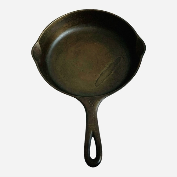 VNTG Cookware Wagner Ware Sidney Black Cast Iron Grill Pan SKILLET Grill Baker - Picture 4 of 6